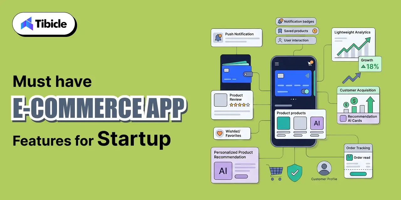 eCommerce app features