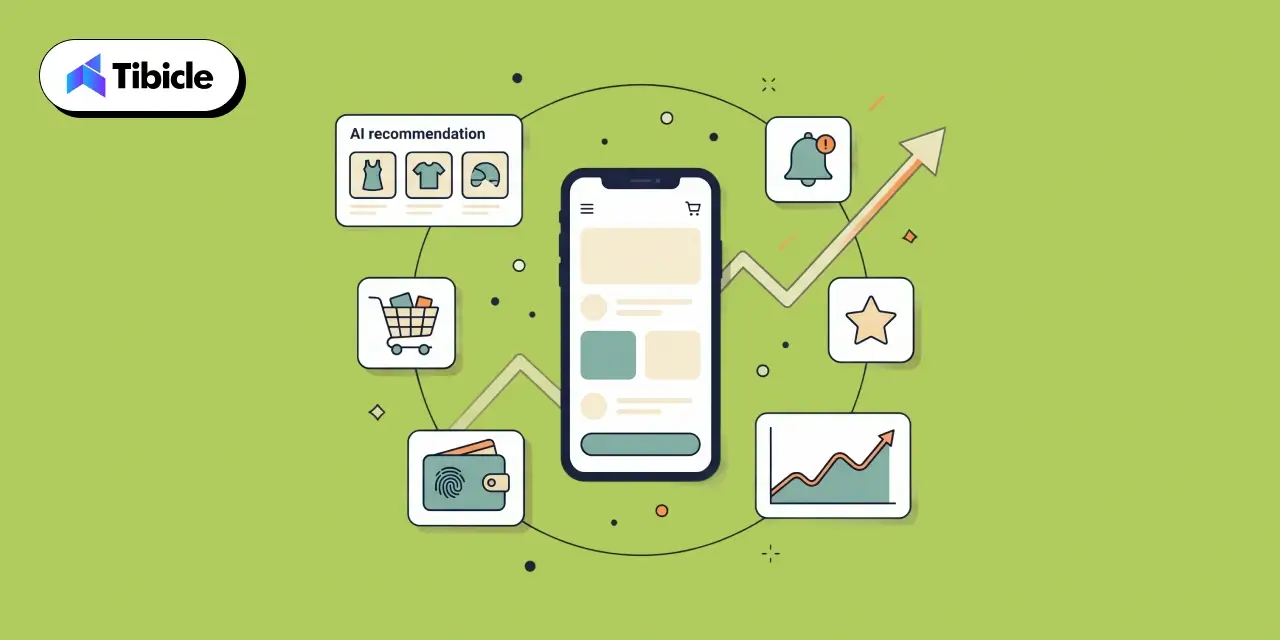 eCommerce app features
