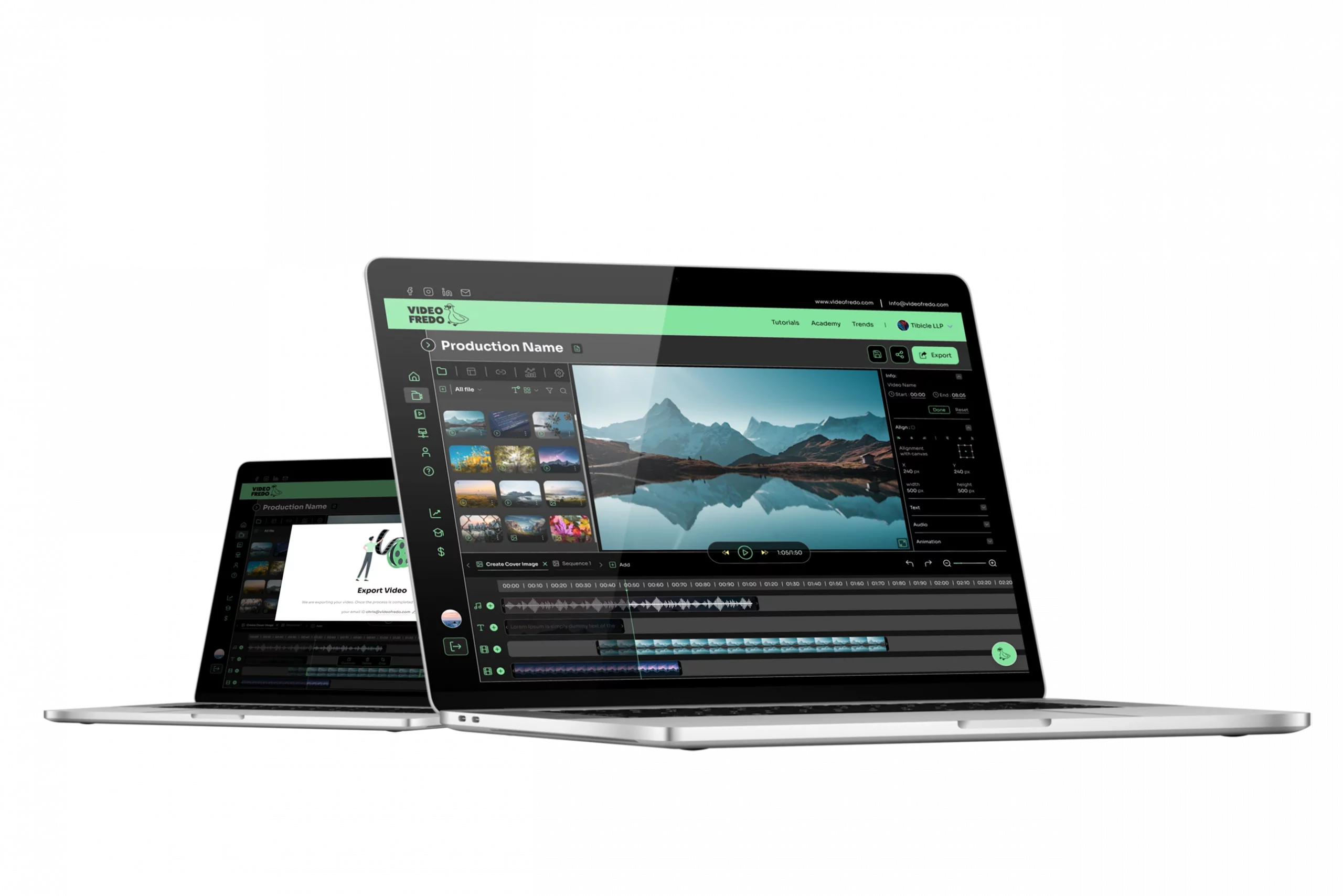 Videfredo - Video Editing Website