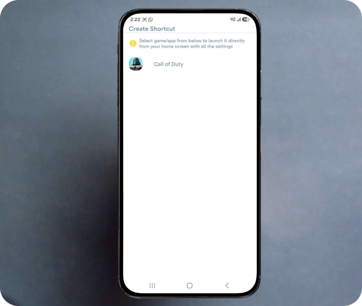 Home Screen Game Launcher Widget